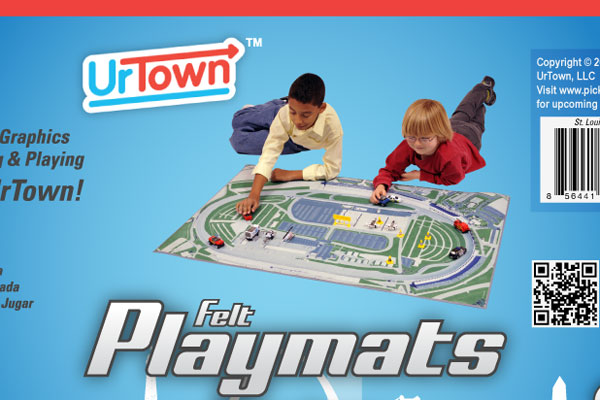 UrTown Playmat Packaging Slip