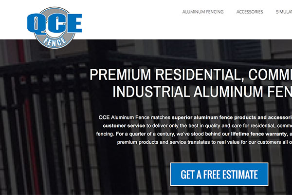 QCE Fence Website Screenshot